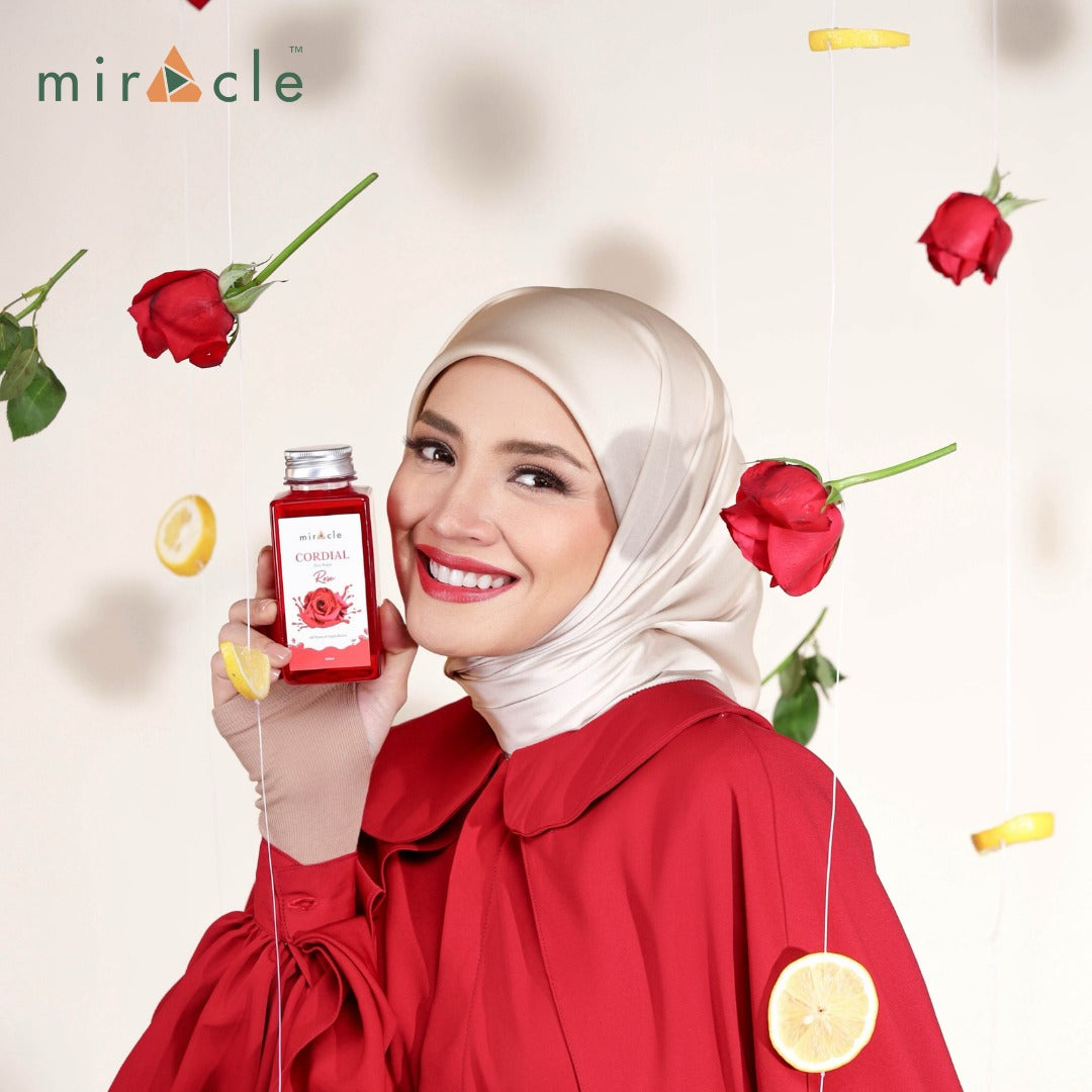 Miracle Cordial in Rose & Lemon Rose