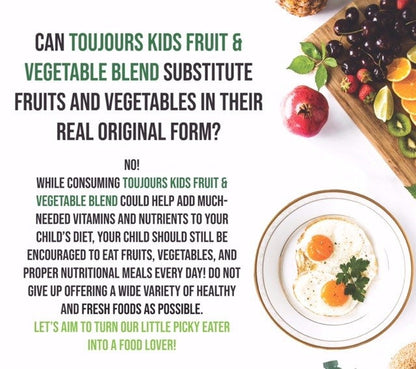 Toujours Kids Fruit and Vegetable Blend